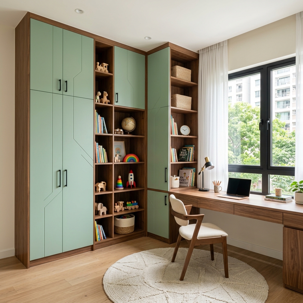 Детская мебель Максиус со встроенным столом